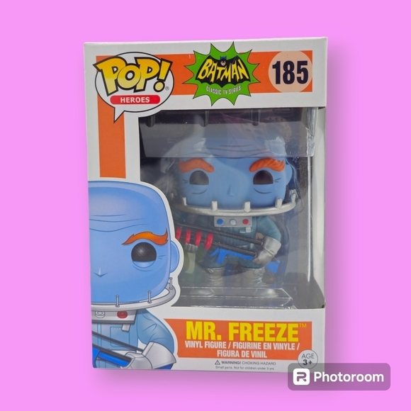 Funko POP! Batman 1966 Tv Series Mr. Freeze #185 Vinyl Figure - Picture 1 of 6